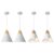 Farmhouse Pendant Light, 2 Packs, 9.4 inch, White, Kitchen, Bedroom, Bar