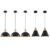 Black Pendant Light, Kitchen Pendant Lights, Farmhouse Pendant Light, Industrial Pedant Light, Black Pendant Lights Kitchen Island for Kitchen, Bar, Bedroom