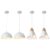 White Pendant Light, Kitchen Pendant Lights, Farmhouse Pendant Light, Industrial Pedant Light, Black Pendant Lights Kitchen Island for Kitchen, Bar, Bedroom