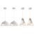 White Pendant Light, Kitchen Pendant Light, Farmhouse Pendant Light, Industrial Pedant Light, Black Pendant Lights Kitchen Island for Kitchen, Bar, Bedroom