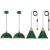 Green Pendant Light, Kitchen Pendant Light, Farmhouse Pendant Light, Industrial Pedant Light, Black Pendant Lights Kitchen Island for Kitchen, Bar, Bedroom
