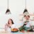 Black Pendant Light, 2 Packs 9.4inch Modern Pendant Lights, Farmhouse Pendant Light, Kitchen Pendant Lighting, Black Pendant Lights Kitchen Island for Living Room, Bar, Bedroom, Office
