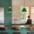 Farmhouse Pendant Light, Green Pendant Light 2 Packs 9.4inch, Kitchen Pendant Light, Industrial Pendant Light, Farmhouse Pendant Lights Kitchen Island for Kitchen, Bedroom, Bar