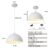 White Pendant Light, Kitchen Pendant Lights, Farmhouse Pendant Light, Industrial Pedant Light, Black Pendant Lights Kitchen Island for Kitchen, Bar, Bedroom