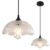Farmhouse 11-Inch Clear Glass Pendant Light